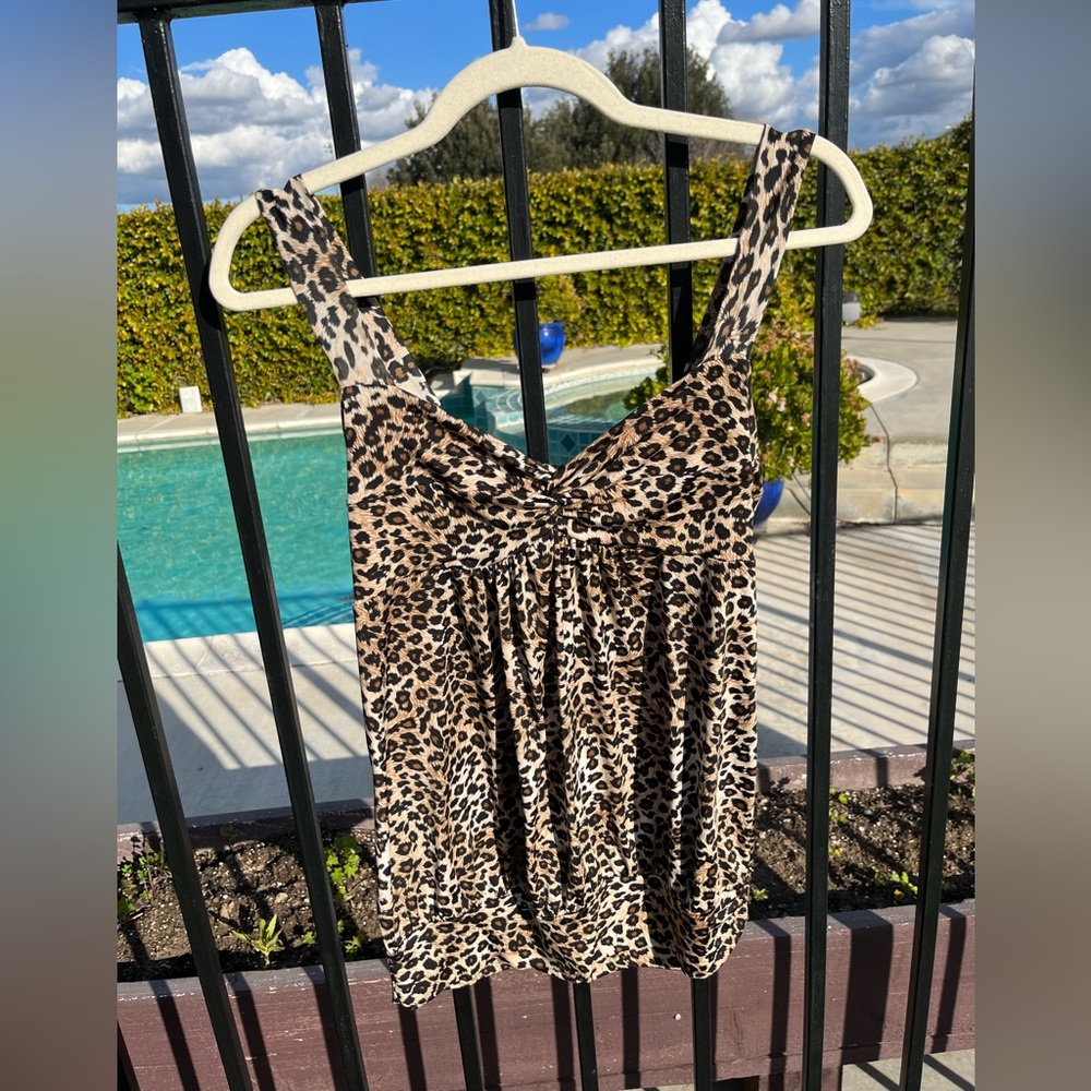 cheetah print tank!